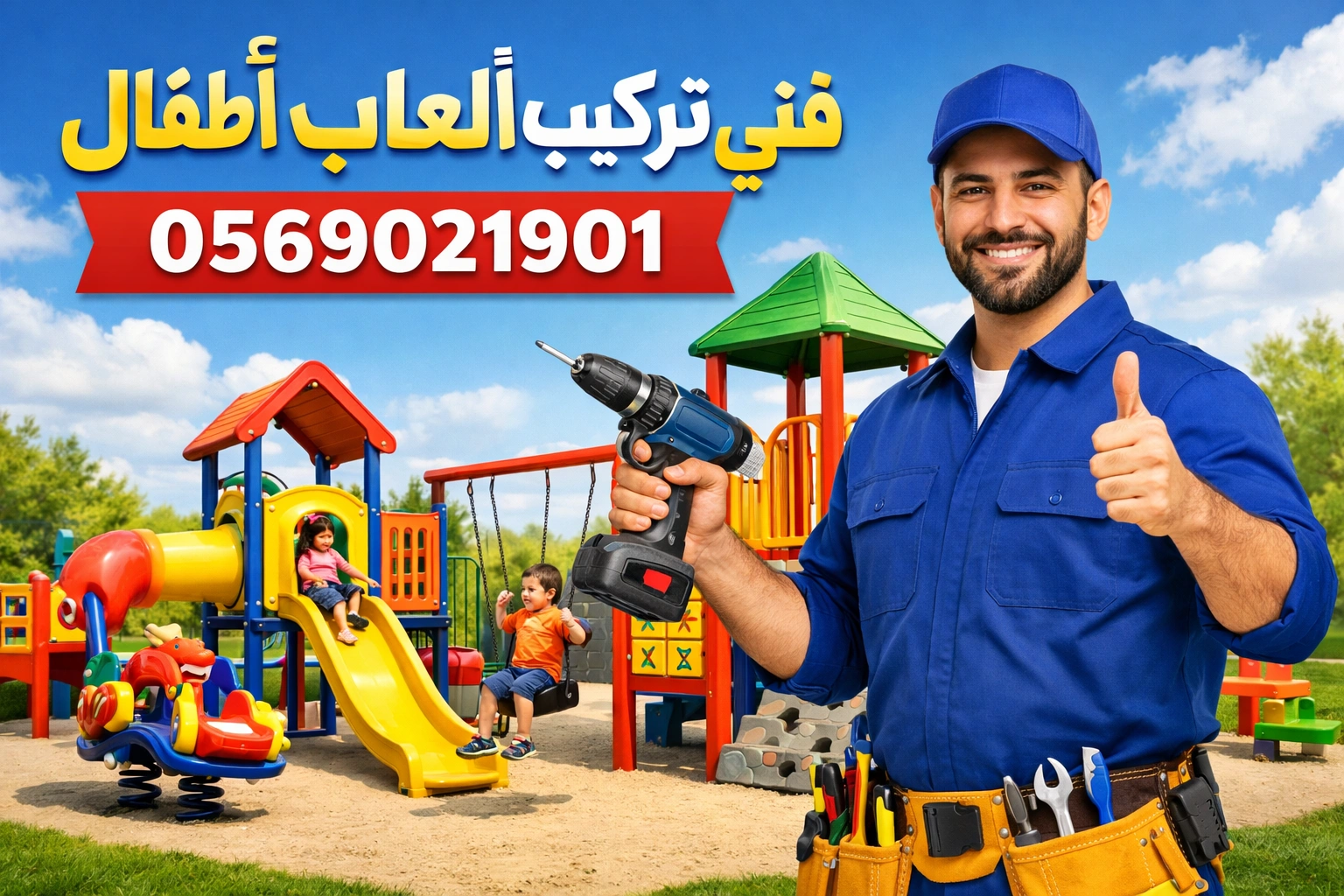 فني تركيب العاب أطفال