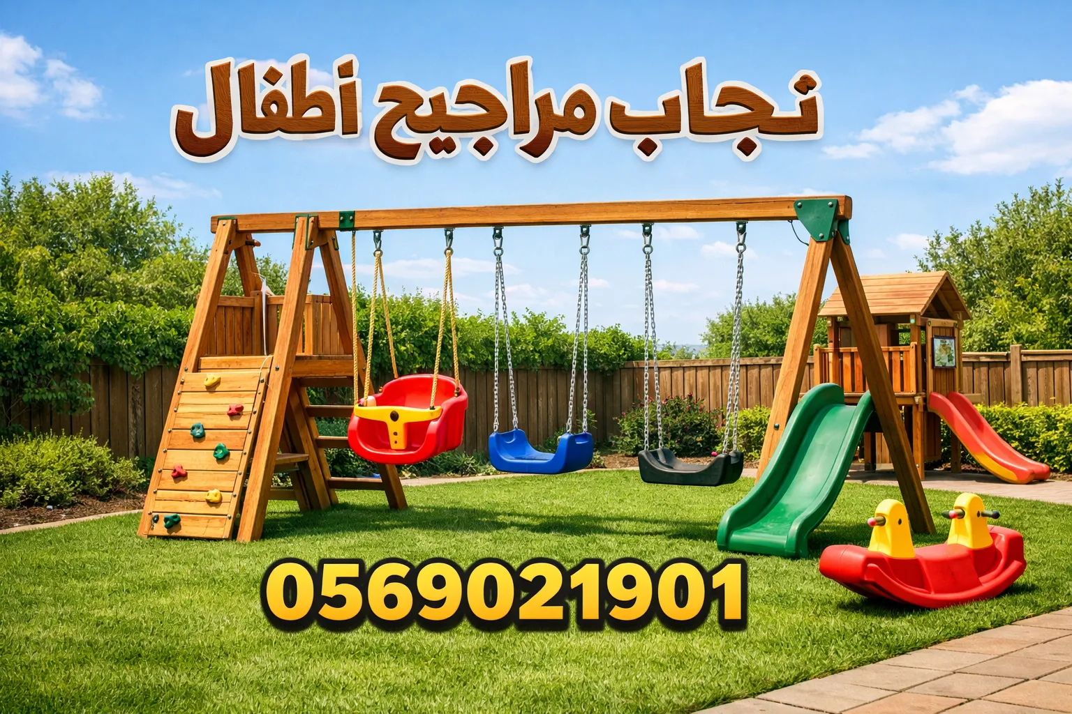 نجار تركيب مراجيح اطفال